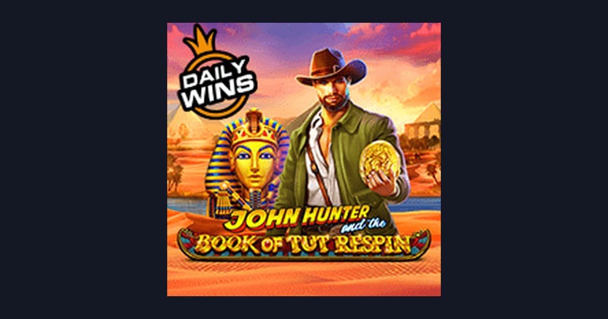 Raih Bonus New Member dengan John Hunter and the Book of Tut Respin